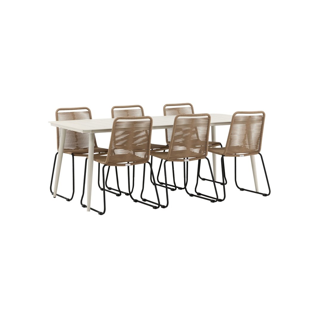 Lina spisebord 200*90- Lindos Venture Design Spisegruppe