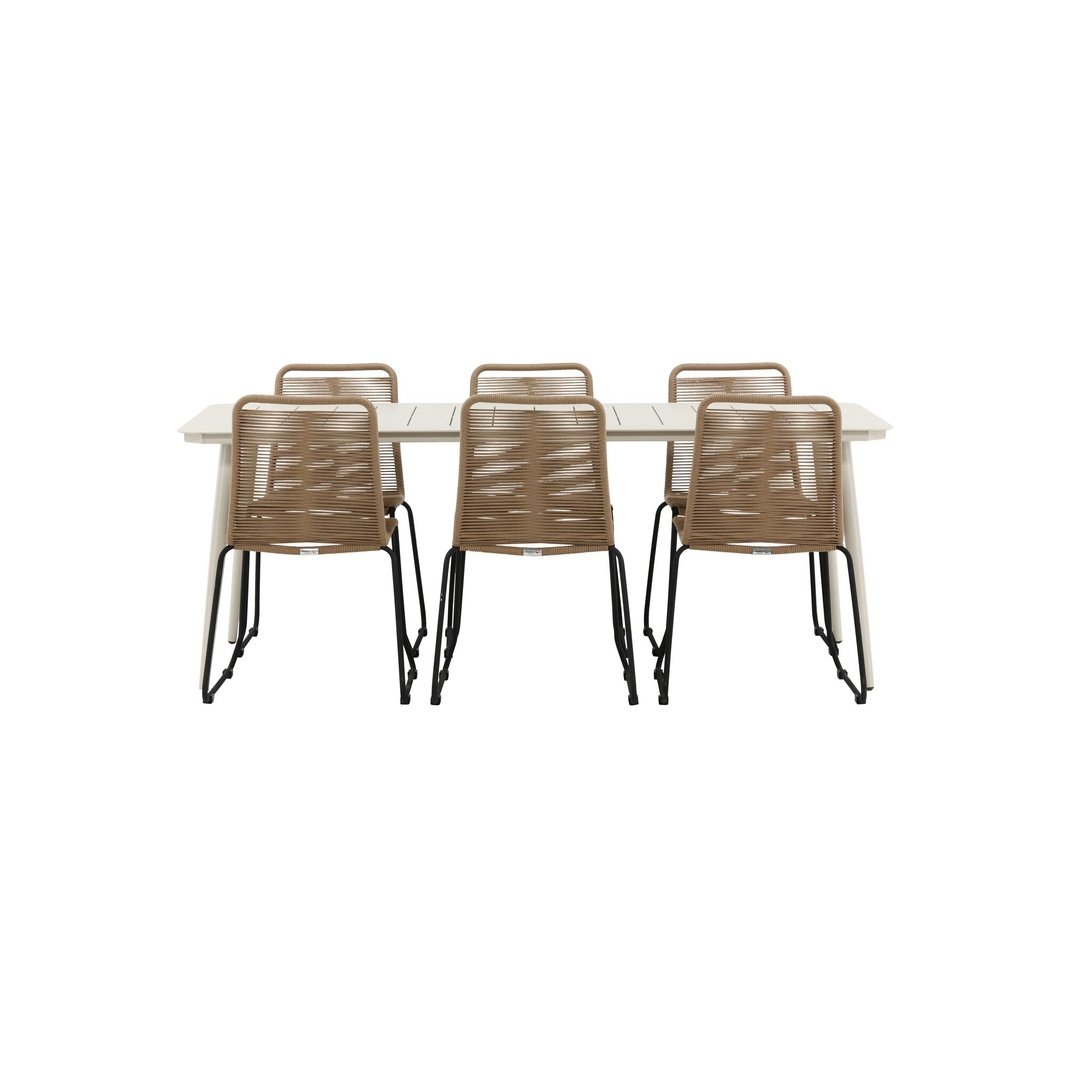Lina spisebord 200*90- Lindos Venture Design Spisegruppe