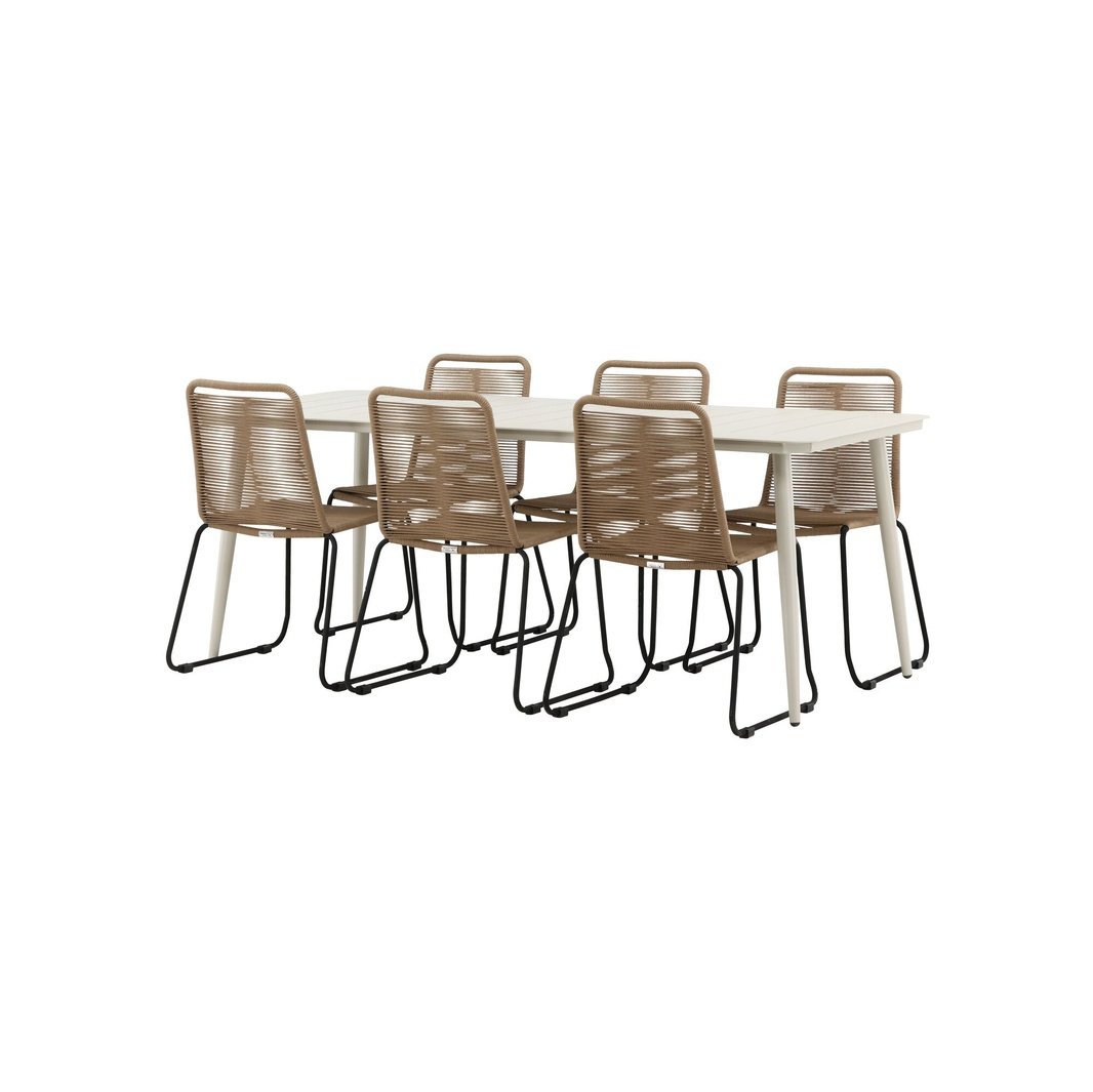 Lina spisebord 200*90- Lindos Venture Design Spisegruppe