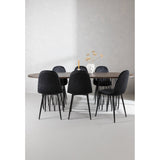 Stone ovalt spisebord + Polar spisestoler Venture Design Spisegruppe