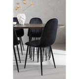 Stone ovalt spisebord + Polar spisestoler Venture Design Spisegruppe