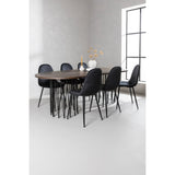 Stone ovalt spisebord + Polar spisestoler Venture Design Spisegruppe