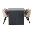 Vail spisebord + Velvet stol Venture Design Spisegruppe