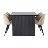 Vail spisebord + Velvet stol Venture Design Spisegruppe