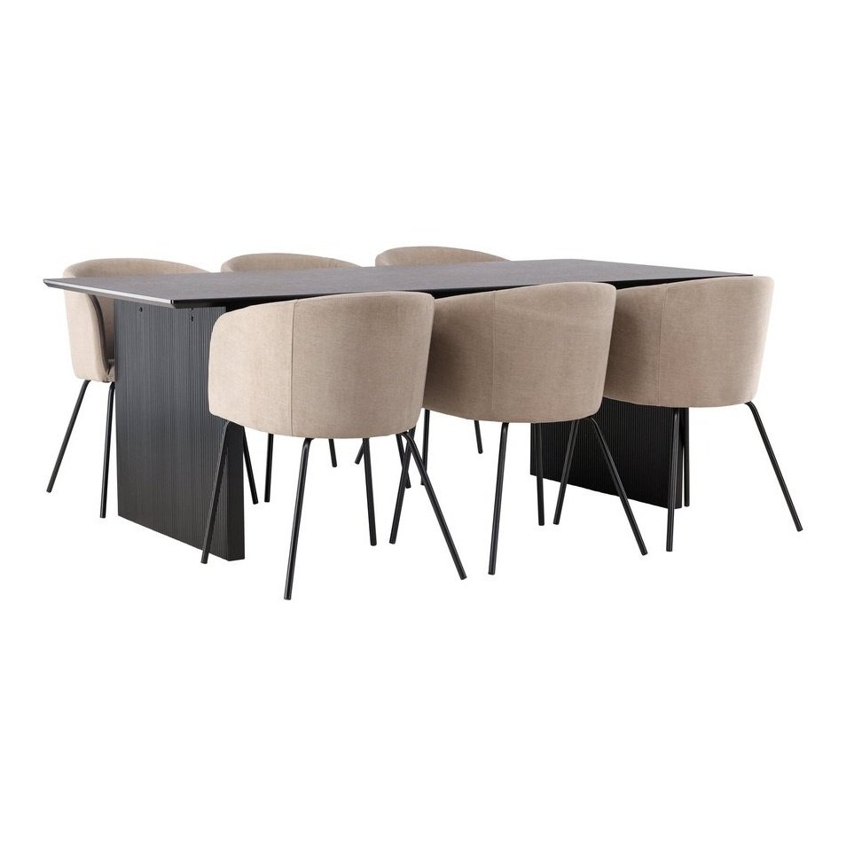Vail spisebord + Berit stol Venture Design Spisegruppe