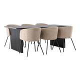 Vail spisebord + Berit stol Venture Design Spisegruppe