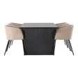 Vail spisebord + Berit stol Venture Design Spisegruppe