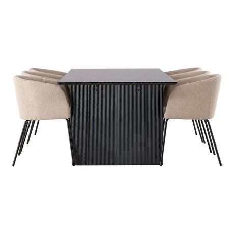 Vail spisebord + Berit stol Venture Design Spisegruppe