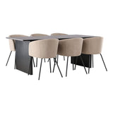 Vail spisebord + Berit stol Venture Design Spisegruppe