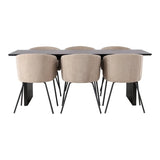 Vail spisebord + Berit stol Venture Design Spisegruppe