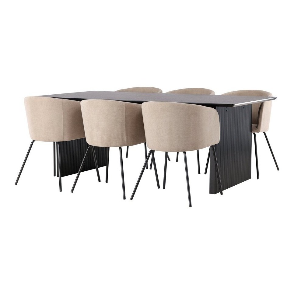 Vail spisebord + Berit stol Venture Design Spisegruppe