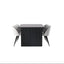 Vail spisebord + Velvet spisestoler Venture Design Spisegruppe
