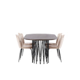 Stone Oval Dining Set Venture Design Spisegruppe