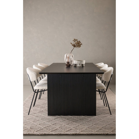 Vail spisebord + Chico spisestoler Venture Design Spisegruppe