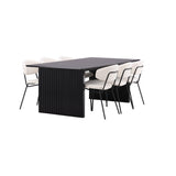 Vail spisebord + Chico spisestoler Venture Design Spisegruppe