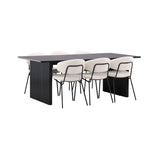 Vail spisebord + Chico spisestoler Venture Design Spisegruppe