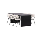 Vail spisebord + Chico spisestoler Venture Design Spisegruppe