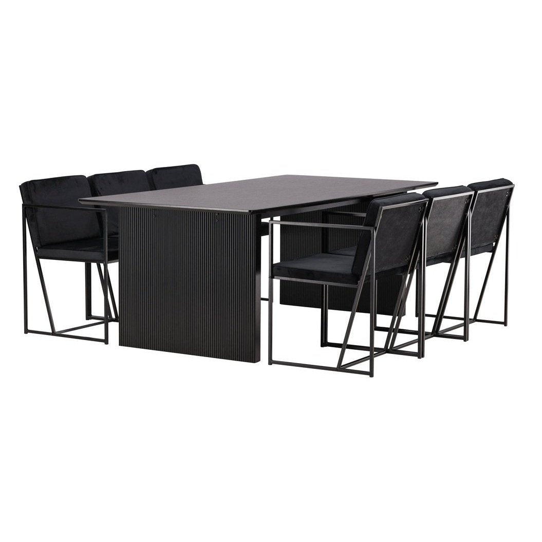 Vail spisebord + Richmond spisestoler Venture Design Spisegruppe