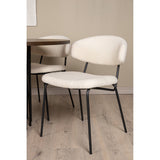 Stone round spisebord + Chico spisestoler Venture Design Spisegruppe