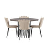 Stone Round Dining Set Venture Design Spisegruppe