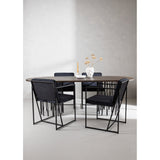 Stone ovalt spisebord + Richmond spisestoler Venture Design Spisegruppe