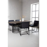 Stone ovalt spisebord + Richmond spisestoler Venture Design Spisegruppe