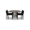Stone ovalt spisebord + Richmond spisestoler Venture Design Spisegruppe