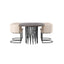 Stone oval spisebord + Simrishman spisestoler Venture Design Spisegruppe
