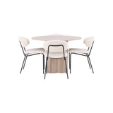 Olivia spisebord+ Chico spisestoler-/ Venture Design Spisegruppe