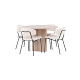 Olivia spisebord+ Chico spisestoler-/ Venture Design Spisegruppe