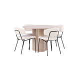 Olivia spisebord+ Chico spisestoler-/ Venture Design Spisegruppe
