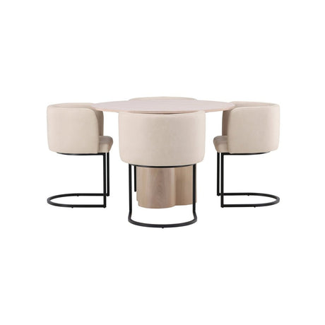 Olivia og Simrishman spisegruppe 4 stoler Venture Design Spisegruppe