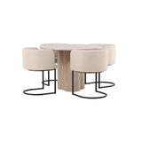 Olivia og Simrishman spisegruppe 4 stoler Venture Design Spisegruppe