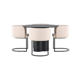 Olivia og Simrishman spisegruppe 4 stoler Venture Design Spisegruppe