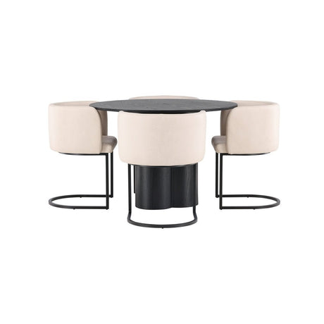 Olivia og Simrishman spisegruppe 4 stoler Venture Design Spisegruppe