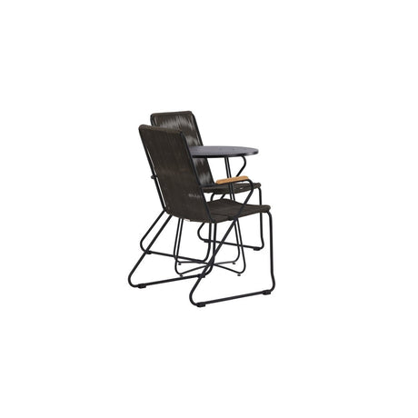 Bacong Cafébord + Bois spisestoler Venture Design Spisegruppe
