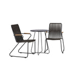 Bacong Cafébord + Bois spisestoler Venture Design Spisegruppe
