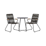 Bacong Cafébord + Bois spisestoler Venture Design Spisegruppe