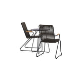 Bacong Cafébord + Bois spisestoler Venture Design Spisegruppe