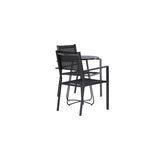 Bacong Cafébord + Copacabana stablebord Venture Design Spisegruppe