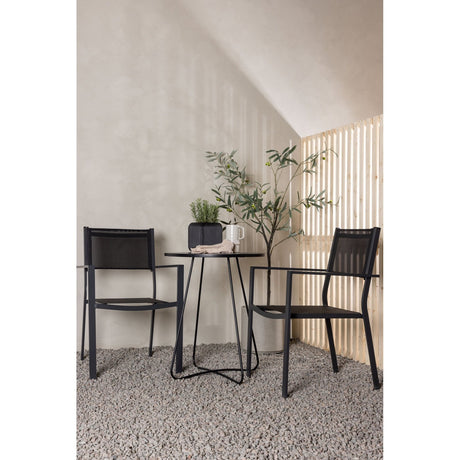 Bacong Cafébord + Copacabana stablebord Venture Design Spisegruppe
