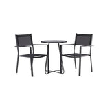 Bacong Cafébord + Copacabana stablebord Venture Design Spisegruppe