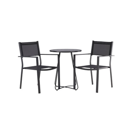 Bacong Cafébord + Copacabana stablebord Venture Design Spisegruppe