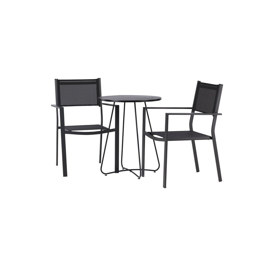 Bacong Cafébord + Copacabana stablebord Venture Design Spisegruppe