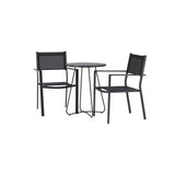 Bacong Cafébord + Copacabana stablebord Venture Design Spisegruppe