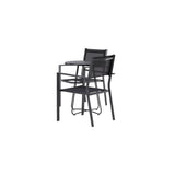 Bacong Cafébord + Copacabana stablebord Venture Design Spisegruppe