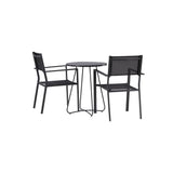 Bacong Cafébord + Copacabana stablebord Venture Design Spisegruppe