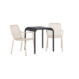Borneo Cafébord 70*70* + Peking spisestoler Venture Design Spisegruppe