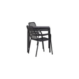 Borneo Cafébord 70*70* + Peking spisestoler Venture Design Spisegruppe
