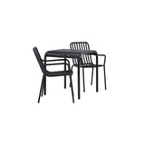 Borneo Cafébord 70*70* + Peking spisestoler Venture Design Spisegruppe